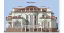 Проект трехэтажного дома из кирпича с цокольным этажом, сауной и вторым светом, с размерами 27 м на 31 м - EV-16